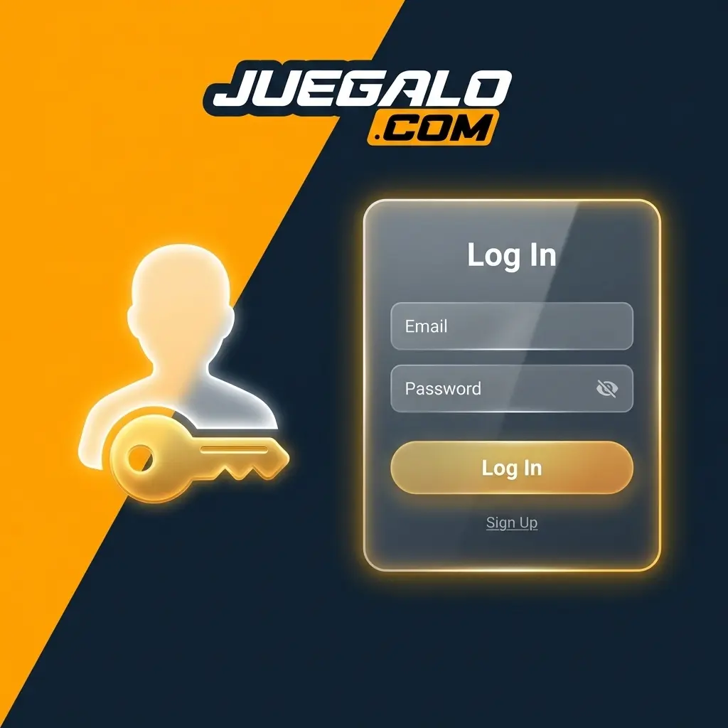 Formulario de inicio de sesión en Juegalo