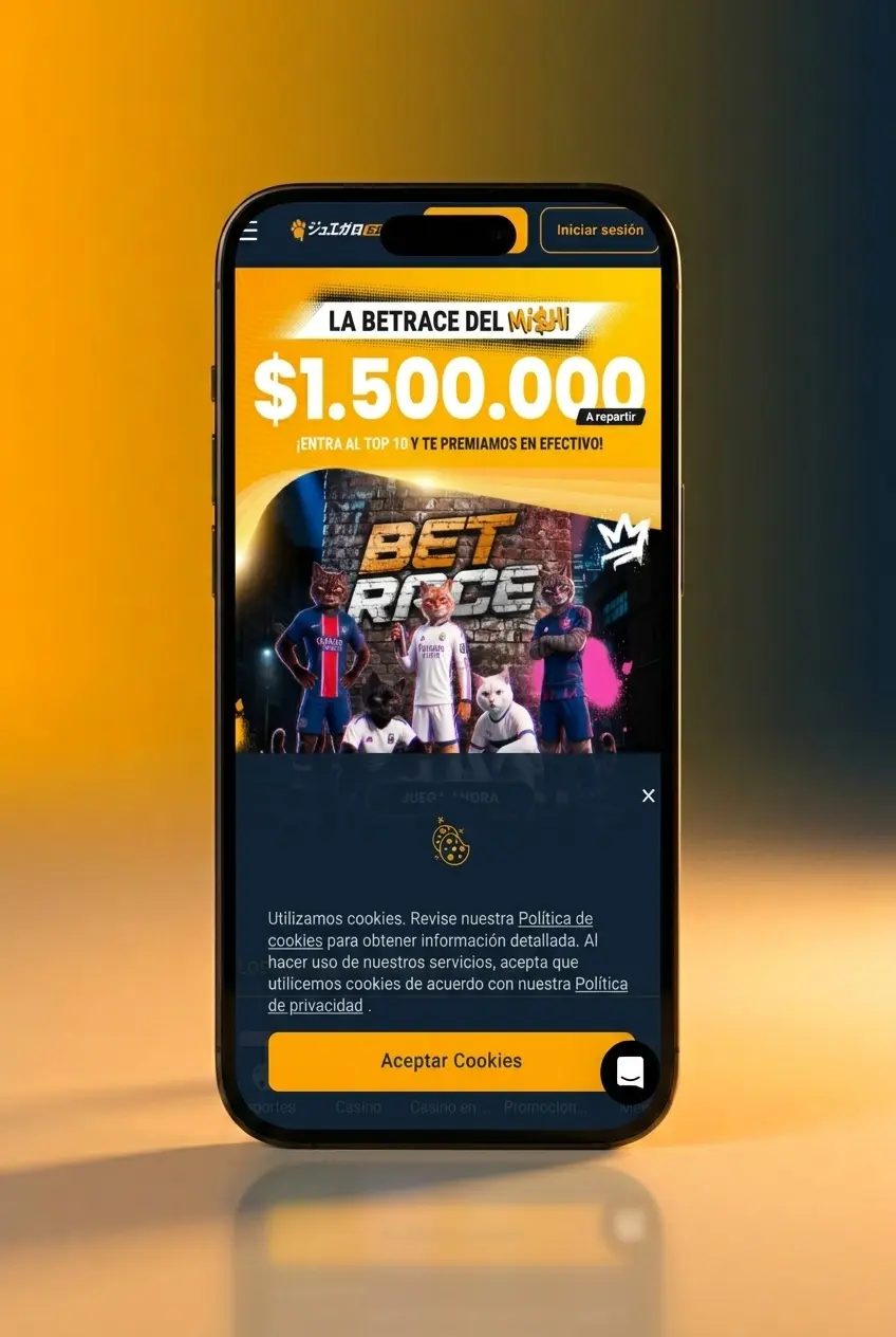 Activación del código promocional en la app móvil de Juegalo