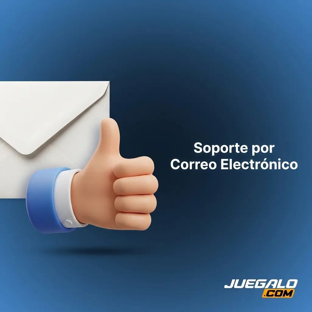 Soporte por correo electrónico de Juegalo