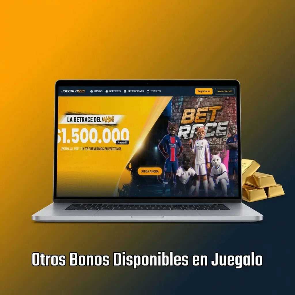 Bonos disponibles en Juegalo para jugadores en Chile